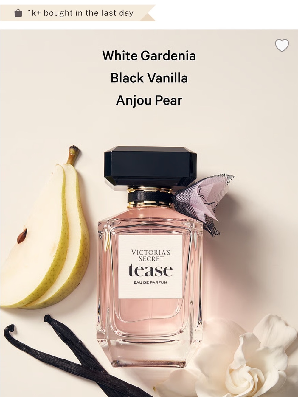 Victoria's Secret Tease Fragrance Mist - Soft Pink Bottle - Picture 2 of 3